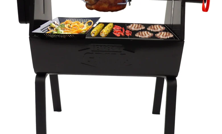 charcoal grills with rotisserie